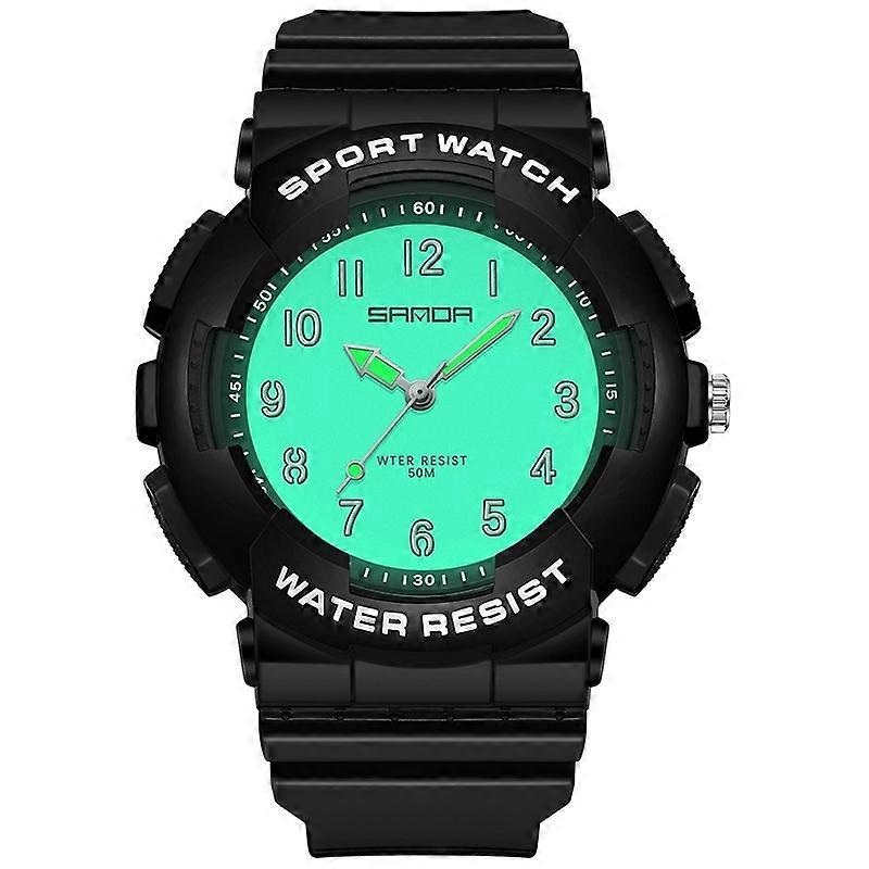 SANDA Digital All-match Waterproof Student Watch