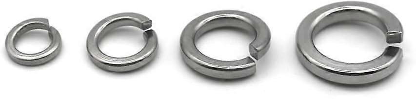 Split Lock Washer,Spring Lock Washers,530PCS 304 Stainless Steel Spring Washer Kit M2 - M12