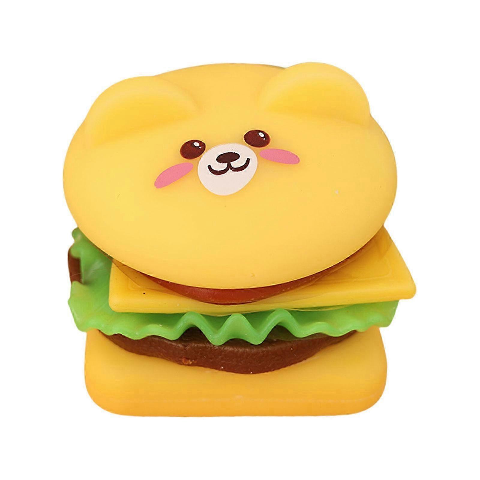 שובב בעלי חיים המבורגר צעצוע נמתח רך איטי עולה צעצוע דקומפרסיה לילדים ומבוגרים סטודנטים מתח Reliver