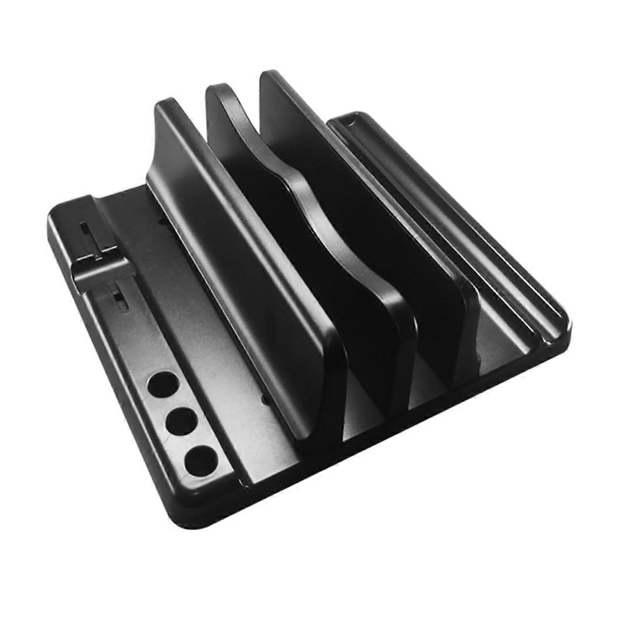 Vertical Laptop Stand Adjustable Book Shelf Portable Computer Holder for Desk with Ergonomic Design and Compatibility for All Laptops