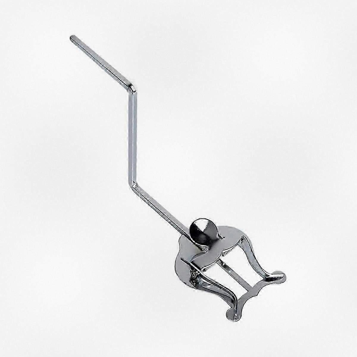 Silver Plated Saxophone Lyre Holder for Sheet Music, Marching Band Accessory for Tenor Sax