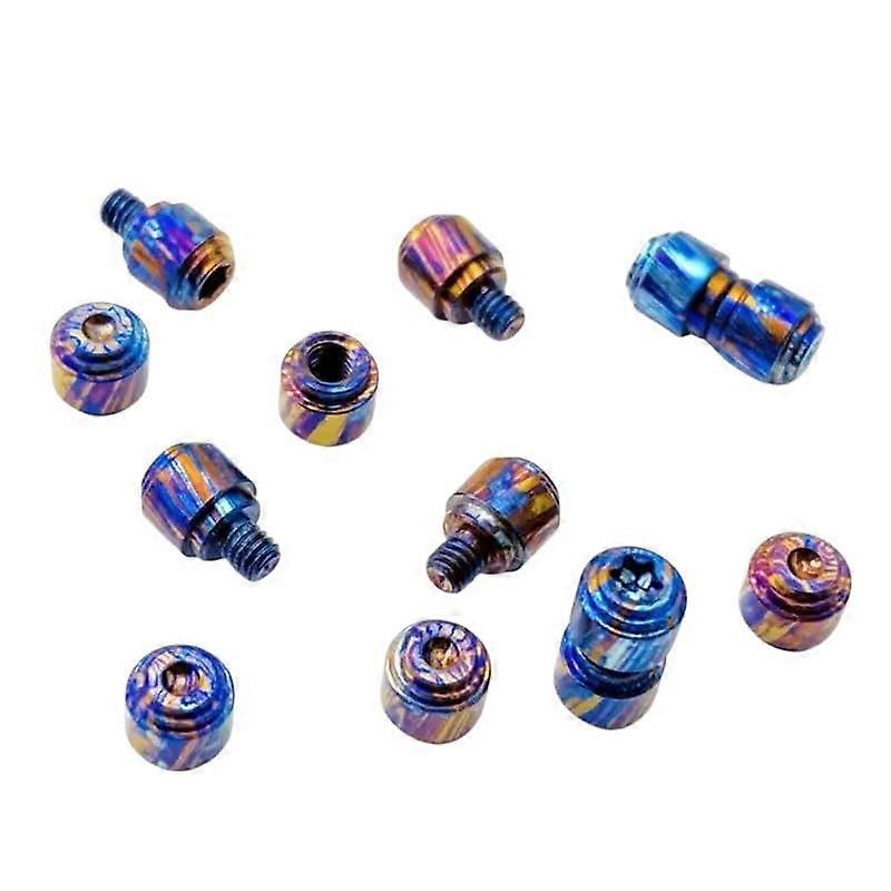63HA Damascus Folding Cutter Thumb Studs Push Screws Rivet for Bugout 535 Accessories Compatible Durable High-Performance Component