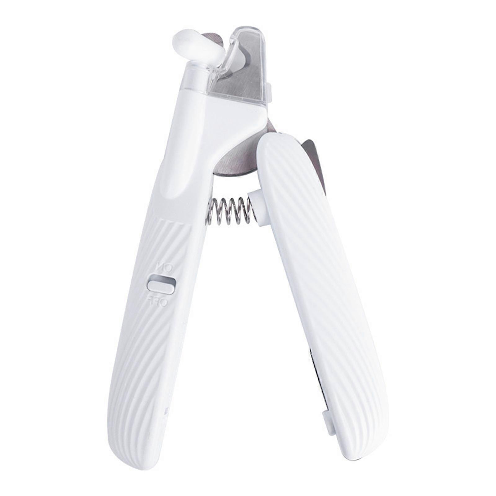 Nail Clippers for Dogs Professional Nail Trimmer with LED Light Toenail Clipper Built-in Nail File for All Cats