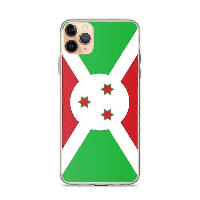 iPhone Case - iPhone 11 Pro Max - Burundi Flag - Soft - Multicolor - Unique Design