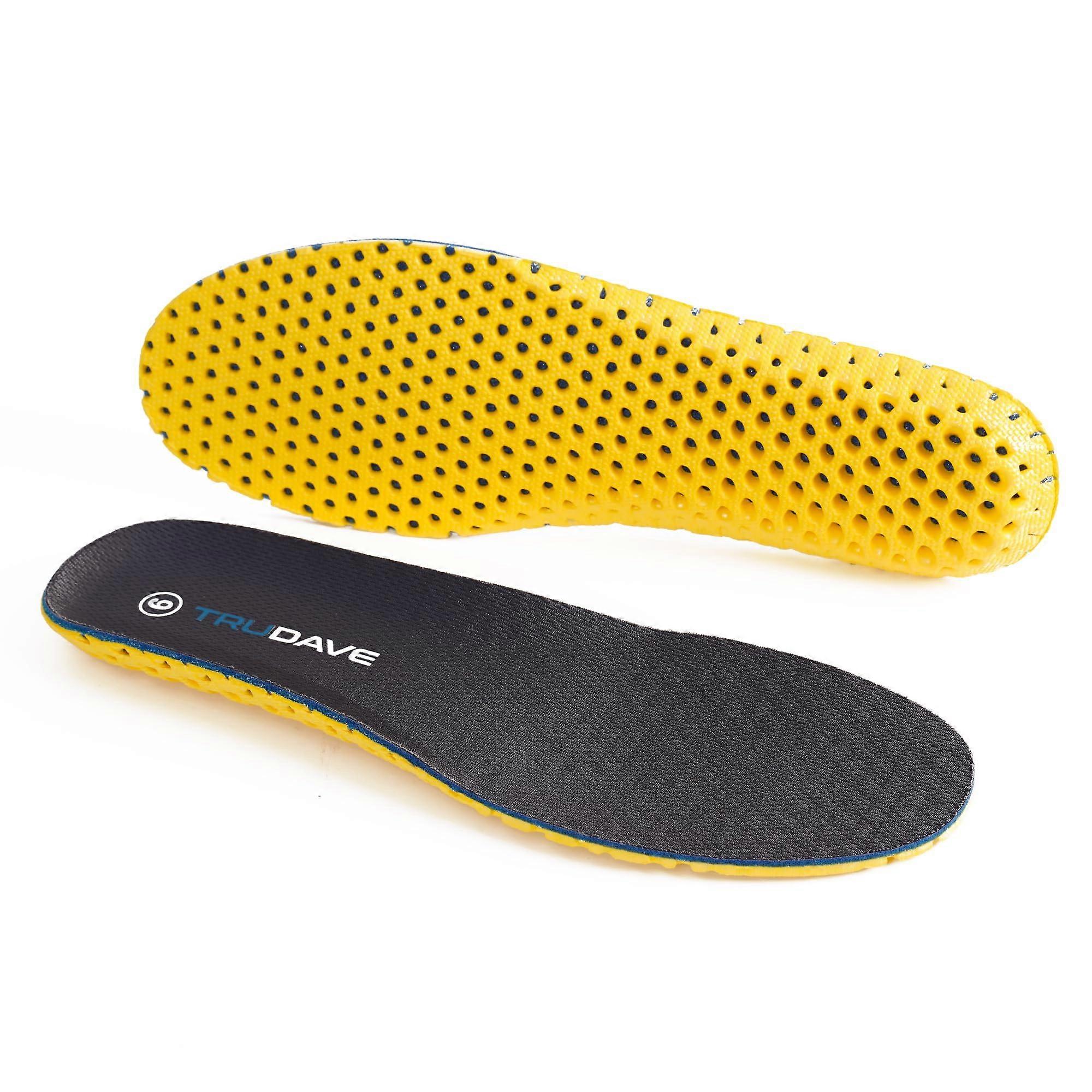 Insoles for Shoes and Work Boots Memory Foam Insoles for Men and Women Shock Absorbing Breathable Replacement Insoles for Running Sports Shoes