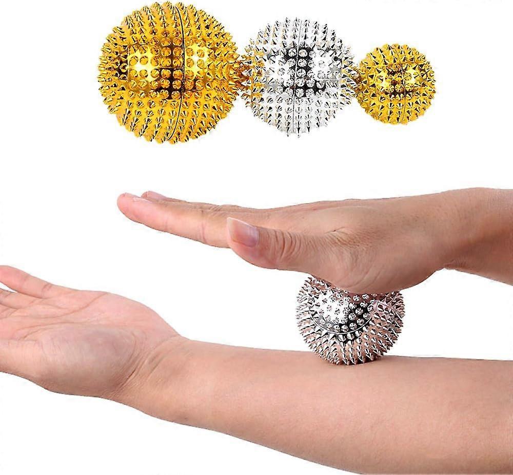 2Pcs 4.7Cm Magnetic Acupressure Balls