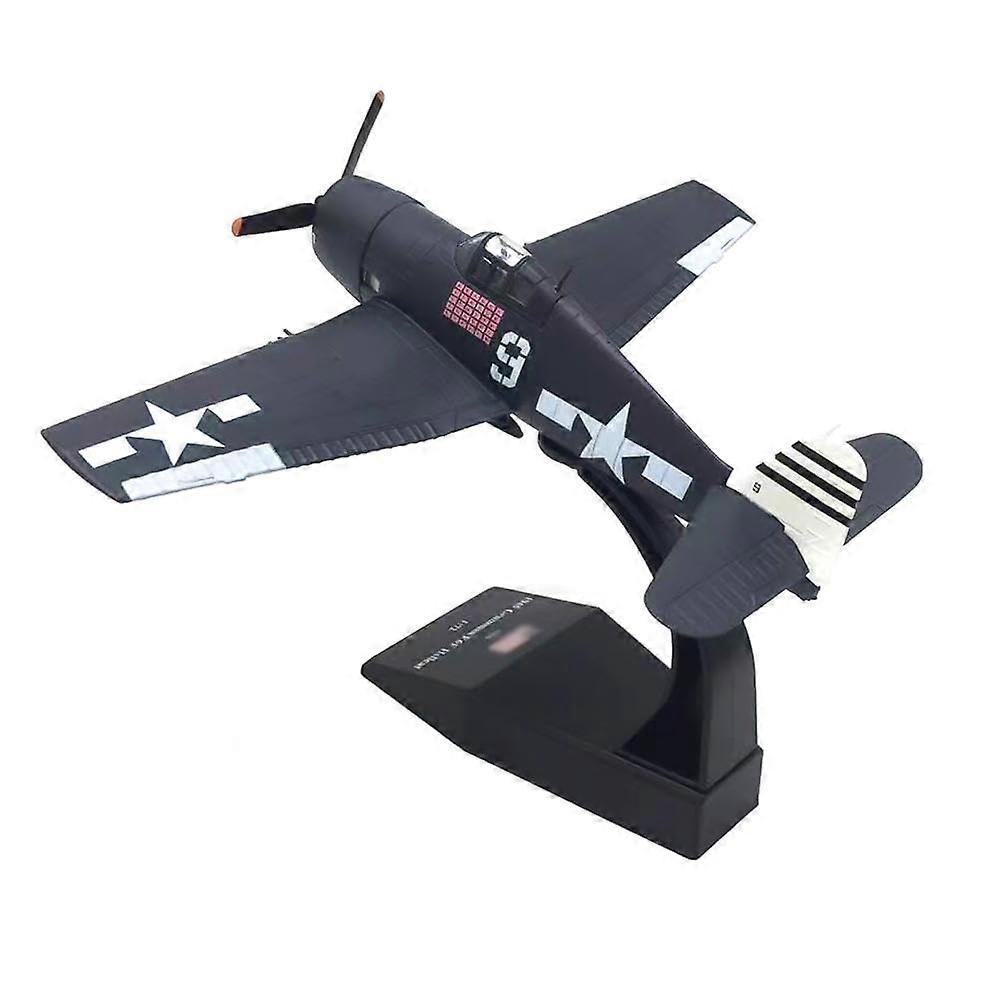 1:72 WWII U.S. F6F Hellcat Shipboard Fighter Model Alloy Fighter Attack Plane Military Aircraft Model