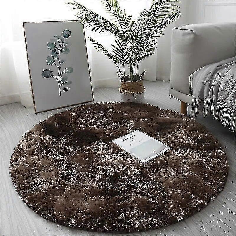 ぬいぐるみラウンドラグマットふわふわホワイトカーペットリビングルームソフトホームデコレーションベッドルームキッドルームデコレーションサロンシックパイルラグ