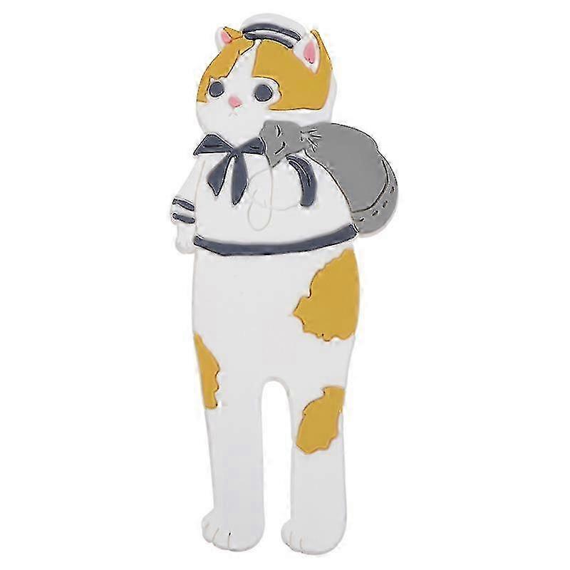 cartoon refrigerator sticker with magnetic hooks, punch-free design for convenient hanging of items like bags and keys