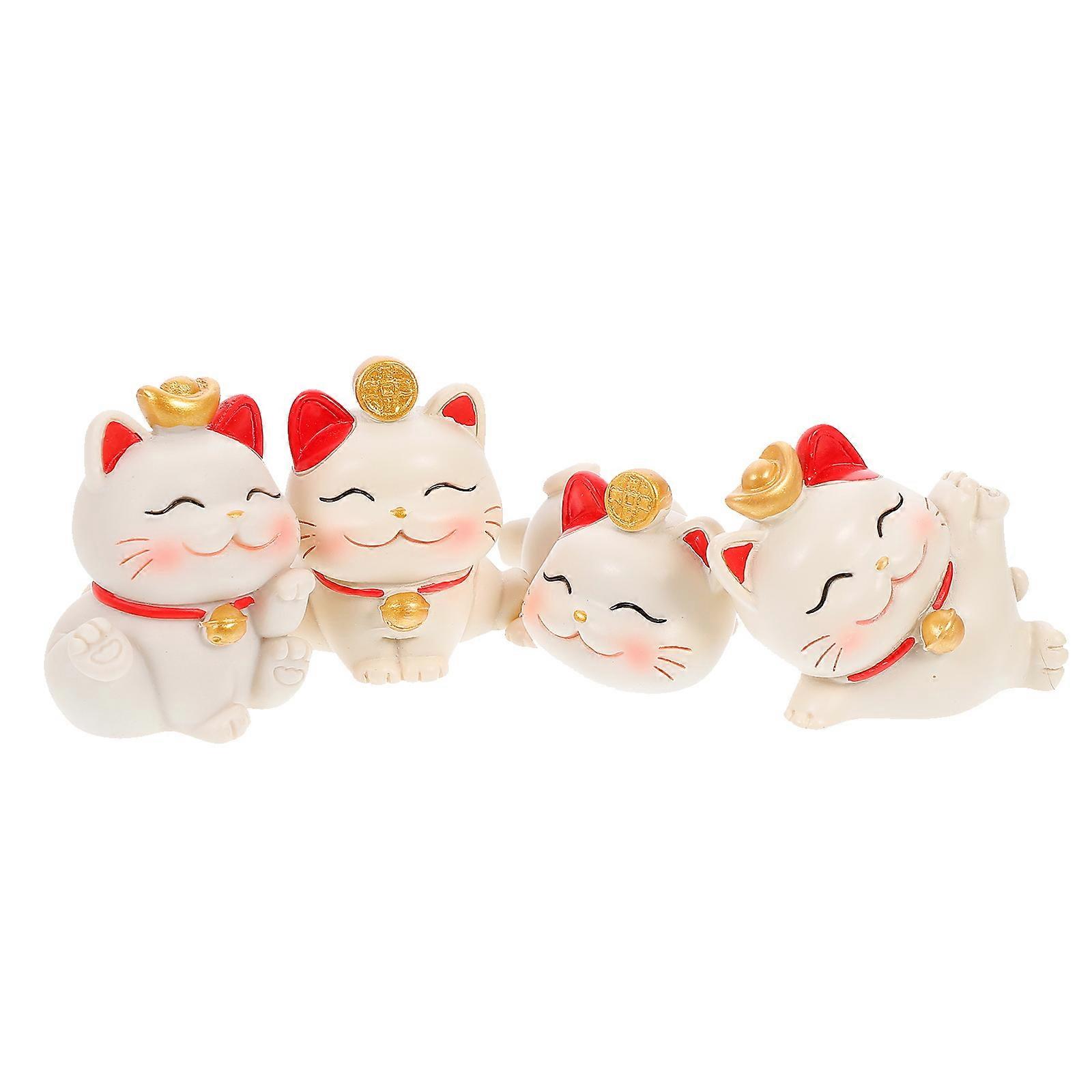 present Cat Decor, Versatile Luck Cat Figurine for Different Uses