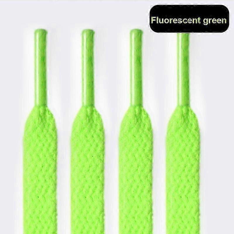 1 Pair 8mm Flat Shoelaces for Casual Sneakers and Canvas Shoes