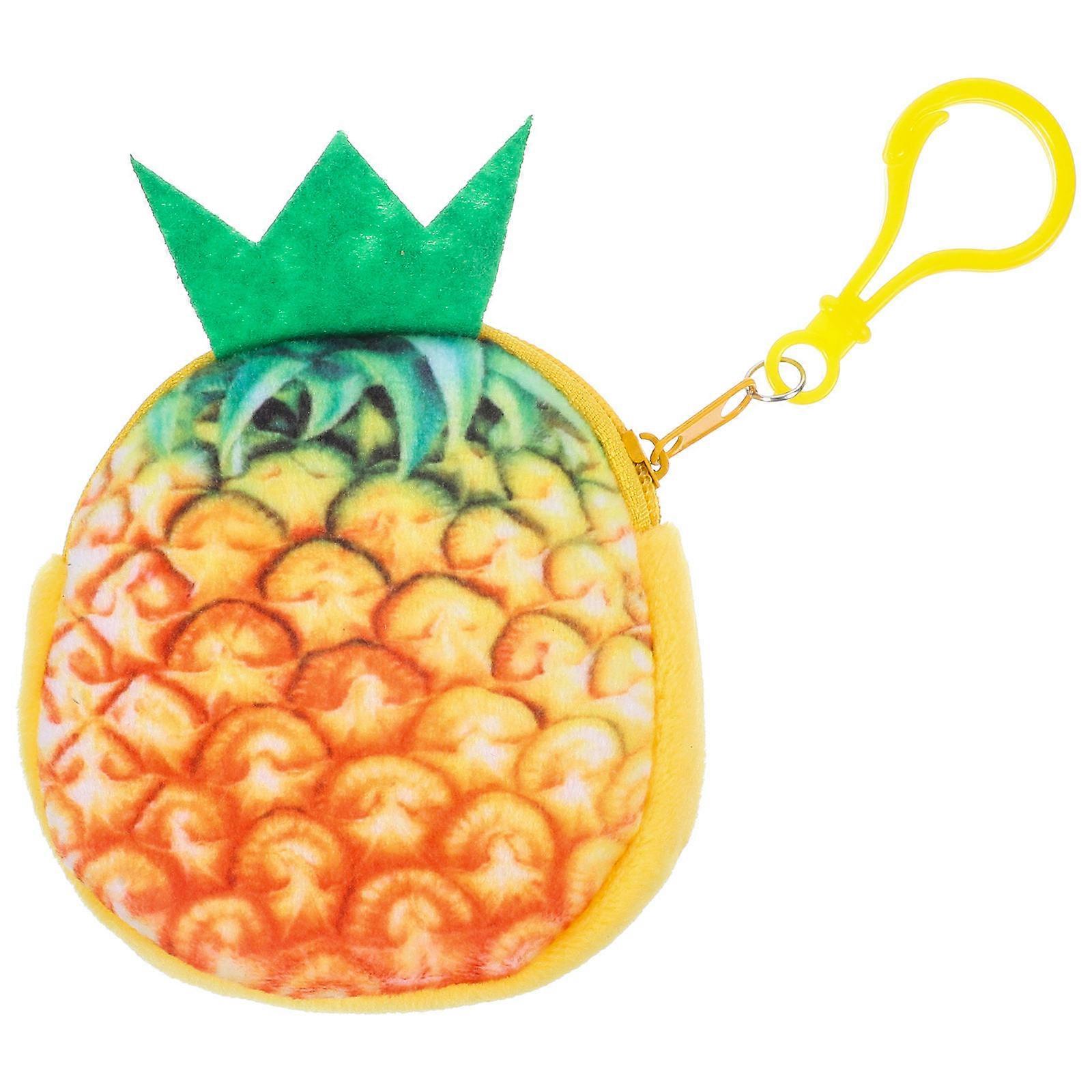 Lovely Mini Wallet, Cartoon Fruit Look with Functional Keychain and Style