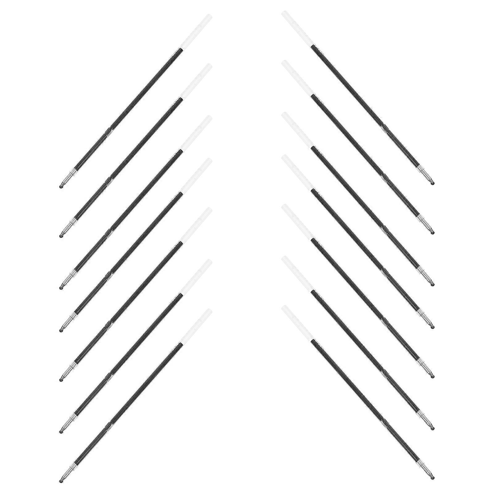 عبوات قلم حبر جاف أسود عبوات من 100 نصيحة استبدال تدفق الحبر السلس للأقلام القابلة للسحب لوازم الكتابة المدرسية المكتبية