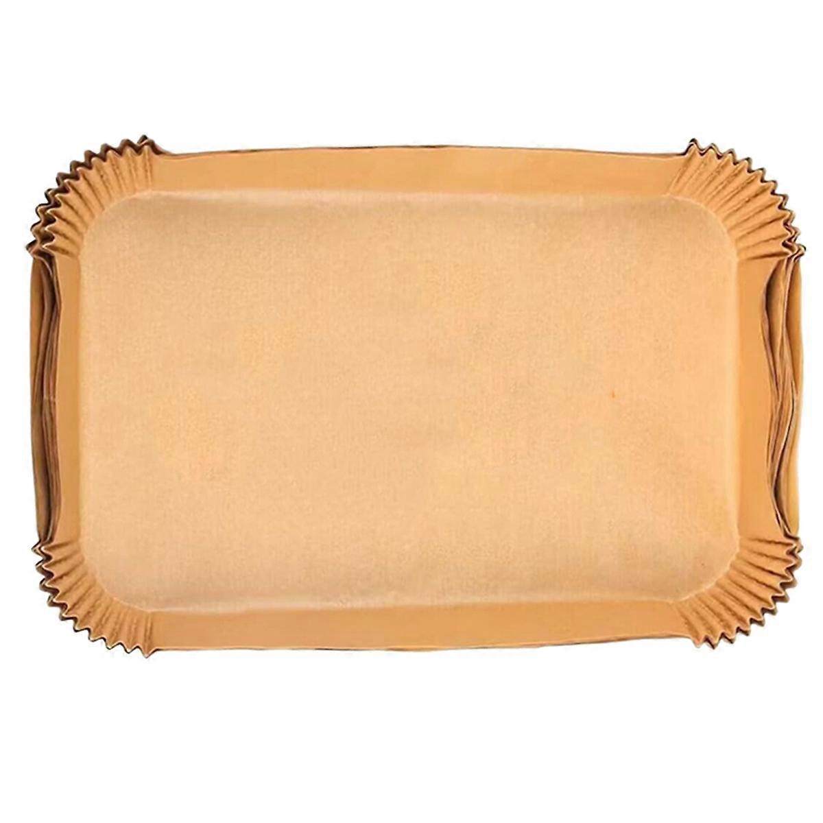 Rectangle Disposable Air Fryer Paper Non-Stick Airfryer Baking Paper Liner Oilproof for Foodi Dual