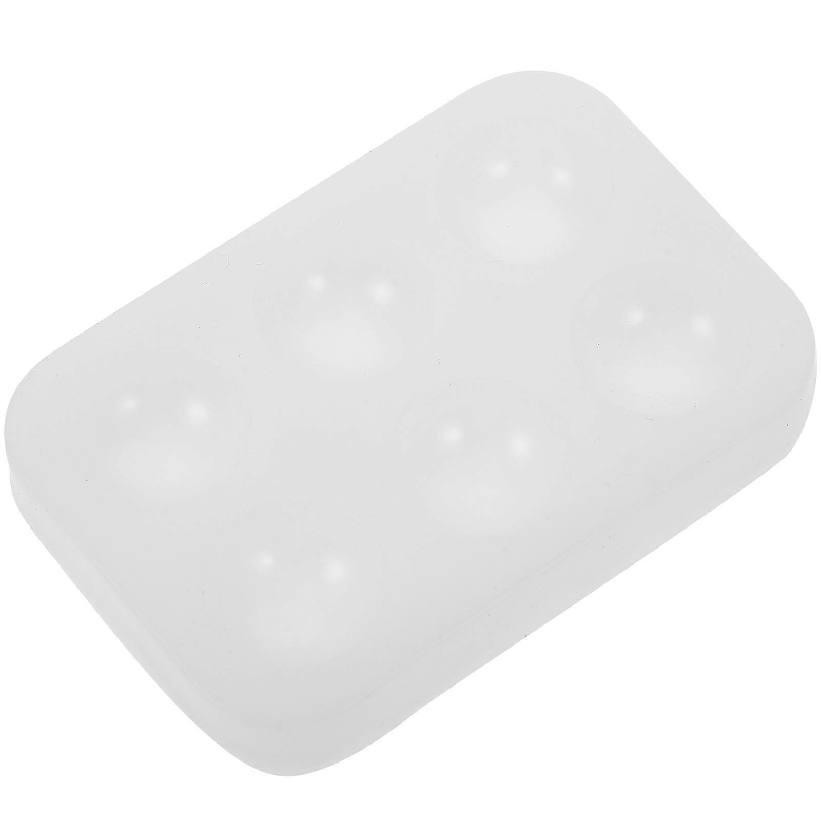 Silicone Color Mixing Palette with Compartment Watercolor Tray for Easy Cleaning, Lightweight Oil Painting Plate for Artists and DIY Crafts