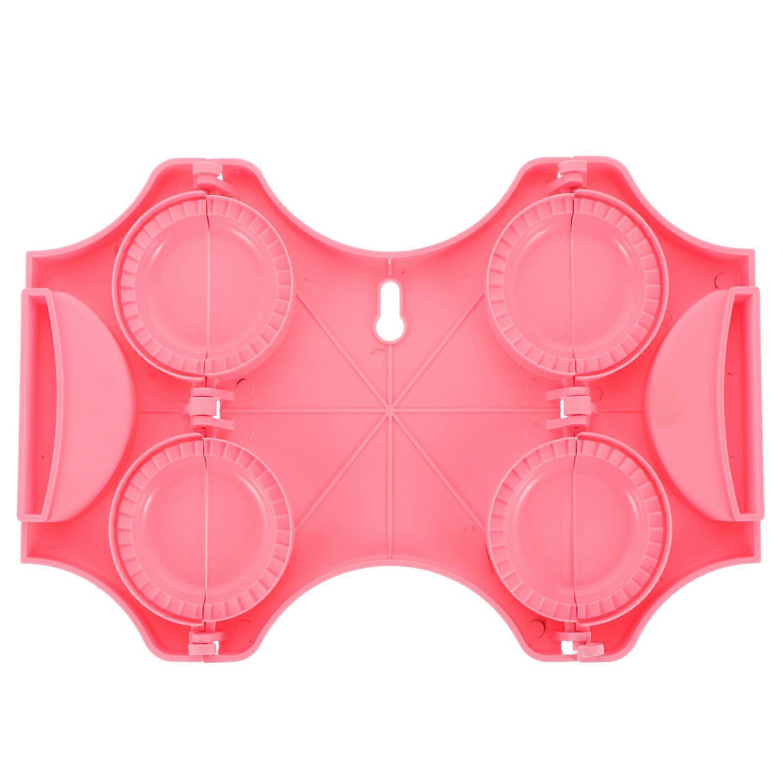 Dumpling Maker Molds Professional Plastic Kitchen Tool For Cooking Family Activity Square Design 4Pack