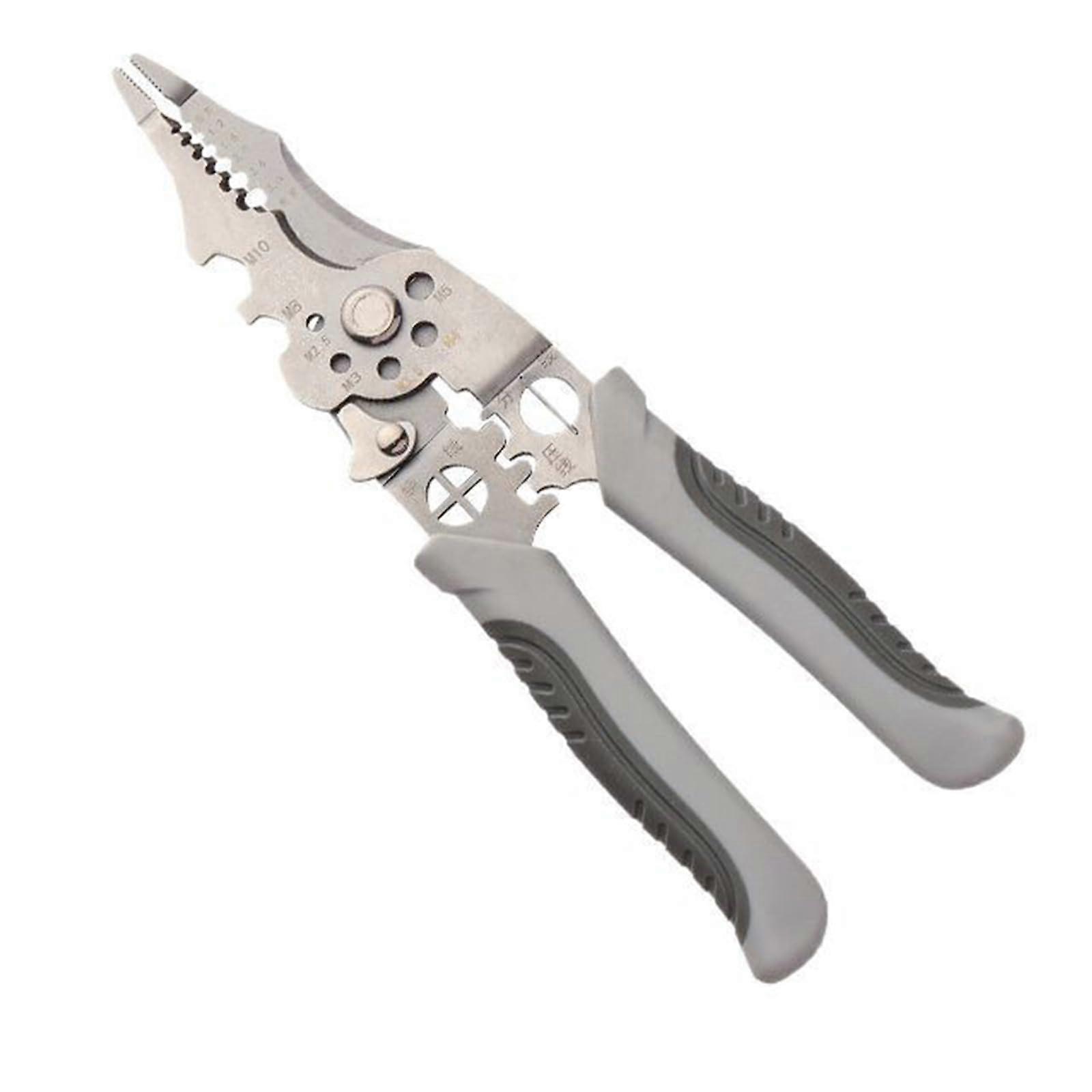 Wire Stripper With Crimping Tool And Cable Cutter Multifunctional Professional Electrical Wire Stripping Tool