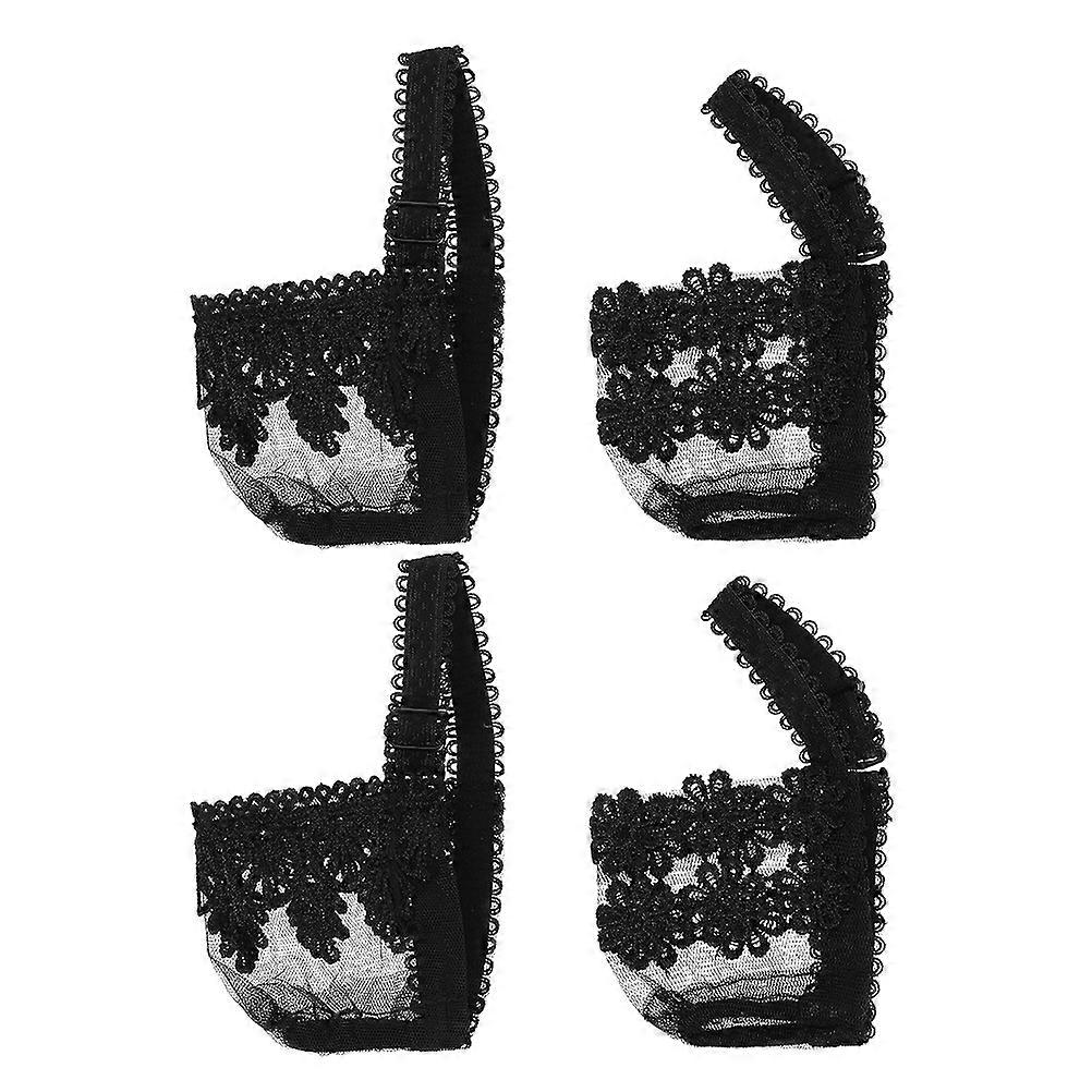 High Heels Shoelaces Lace Material Prevent Foot Slipping Wedding Accessory 4 Pairs