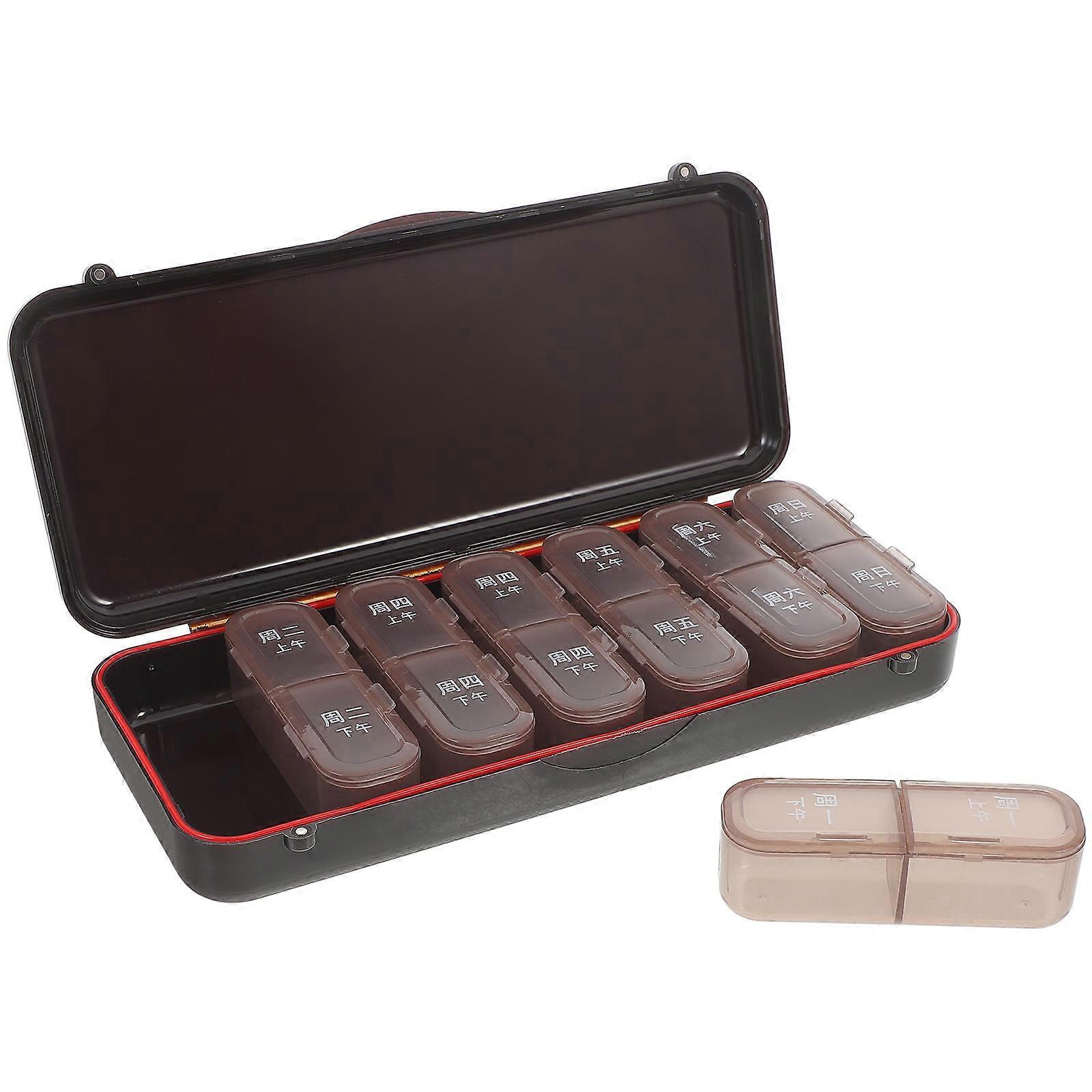 Organizer Case Travel Small Organizer Storage Case Leakproof Rectangular Home Use 1Pcs