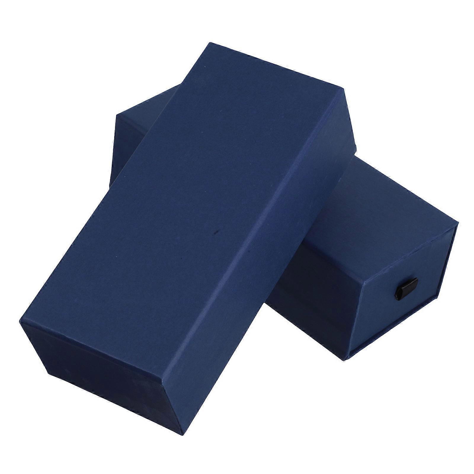 Foldable Eyeglasses Case Storage Box Office Use Men Women 2Pcs