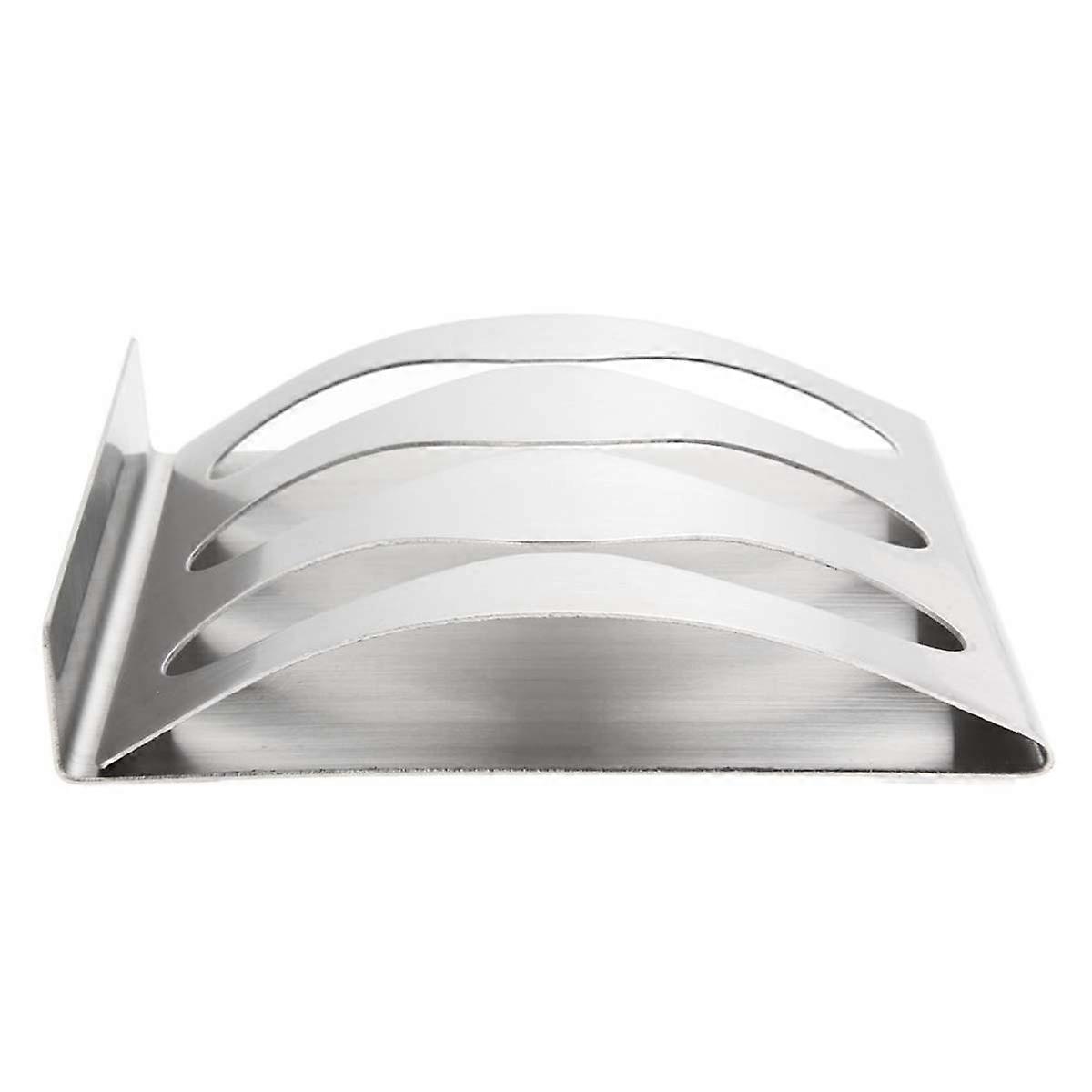 Toothbrush Holder Stand Stainless Steel Silver 3 * 5.5 * 5.5 Inch No Drilling Installation Space-Saving 1Pcs