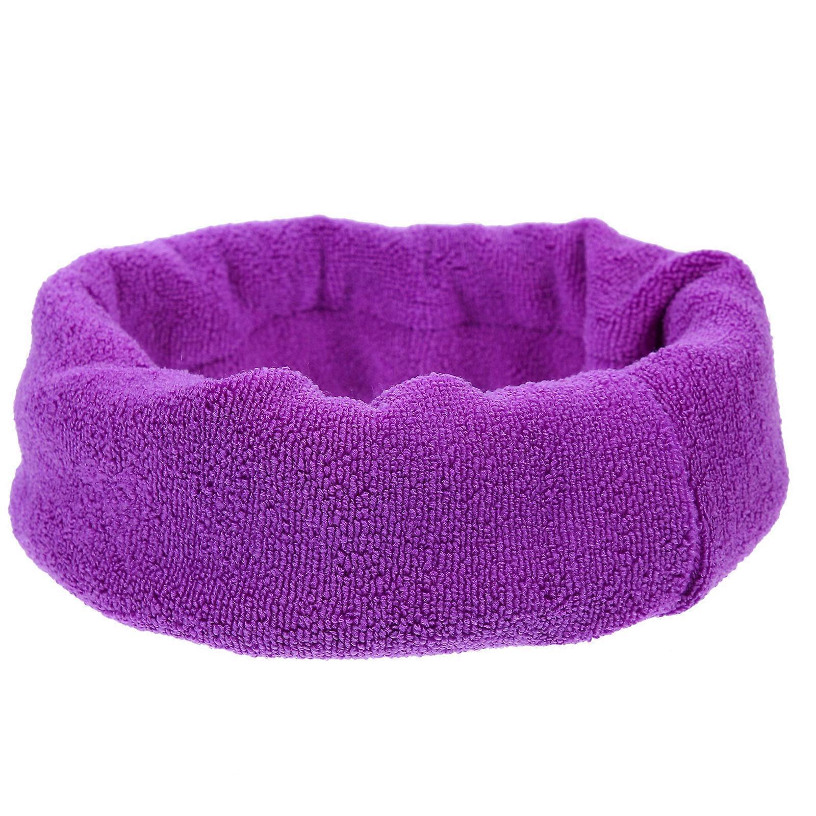 Pet Accessory Elastic Dog Snood Grooming Salon Noise Reduction Purple 1Pack
