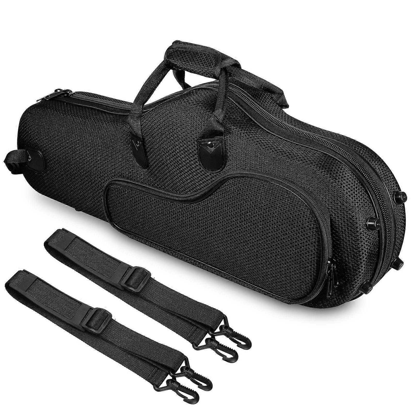 Lightweight Alto Saxophone Backpack Case for Adults Durable Oxford Cloth, Large Capacity, Removable Straps for School, Concerts and Travel Use