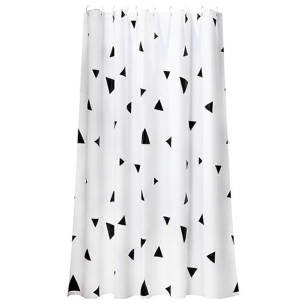 Bath Curtains For Bathroom Modern Simple Waterproof Shower Curtain Home Bath Curtain 180x120cm 6 Hooks 1Set