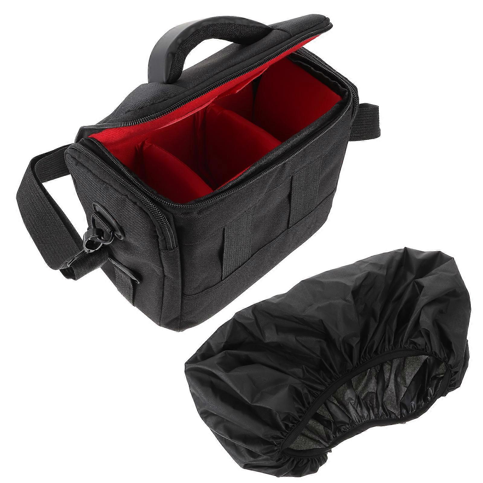 Waterproof Padded Camera Bag Rectangular Nylon Practical Design For Photographers Outdoor Photography 1Pack