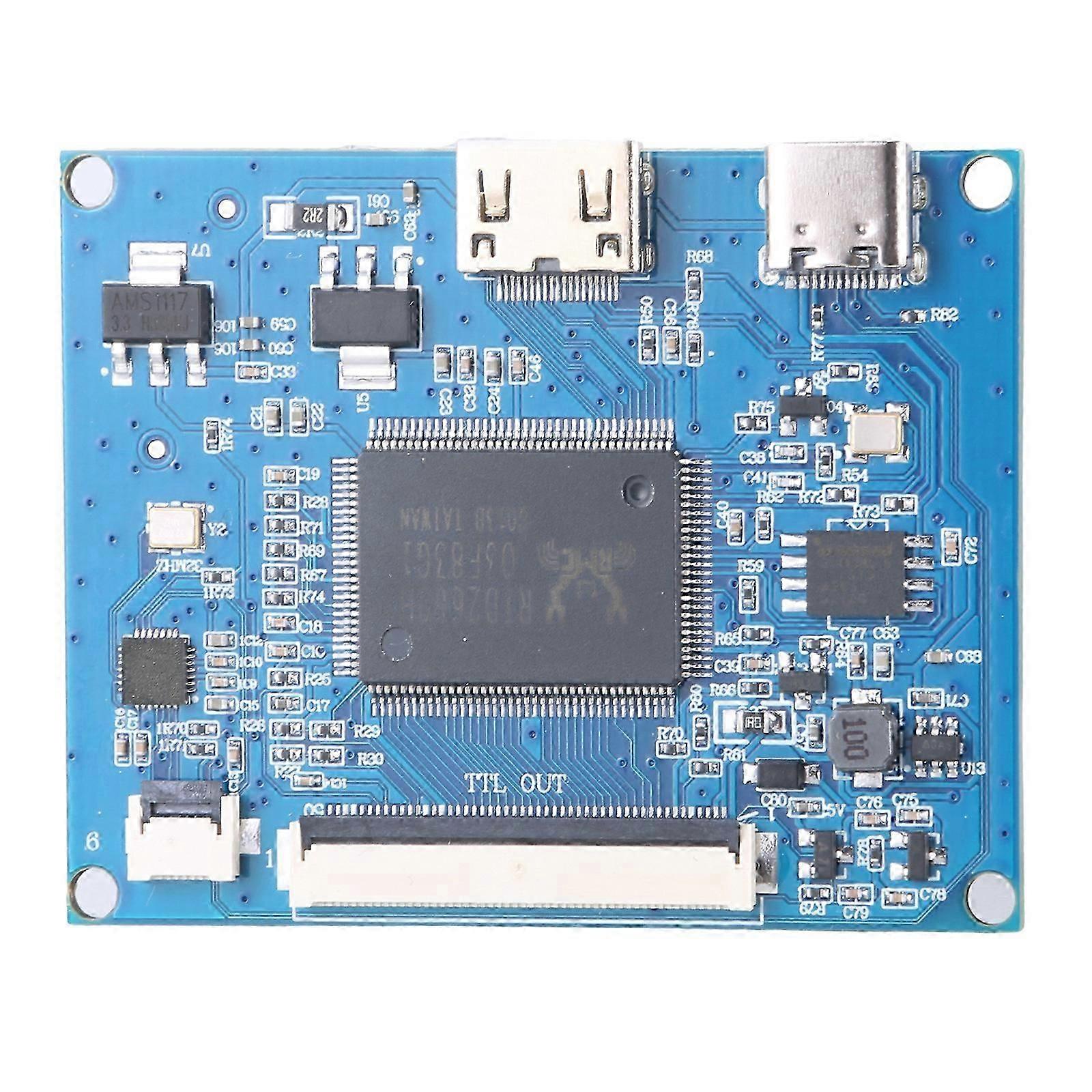 Touch Panel Board 50pin TTL LCD Screen Panel Driver Board Controller Mainboard Main Board 800X480 Resolution