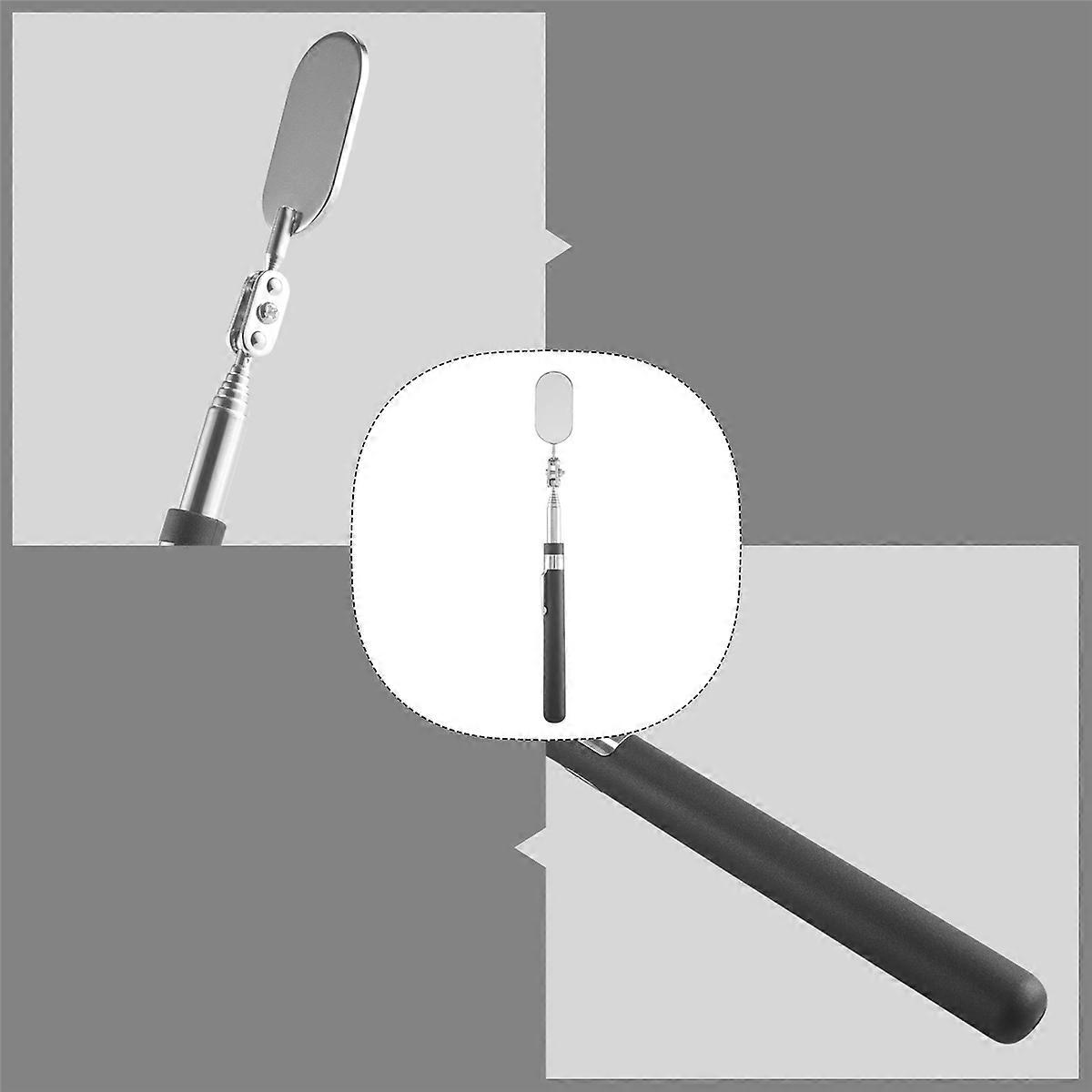 9 Pieces Telescoping Inspection Mirror Observe Mirror Inspection Tool for Check the Condition of the