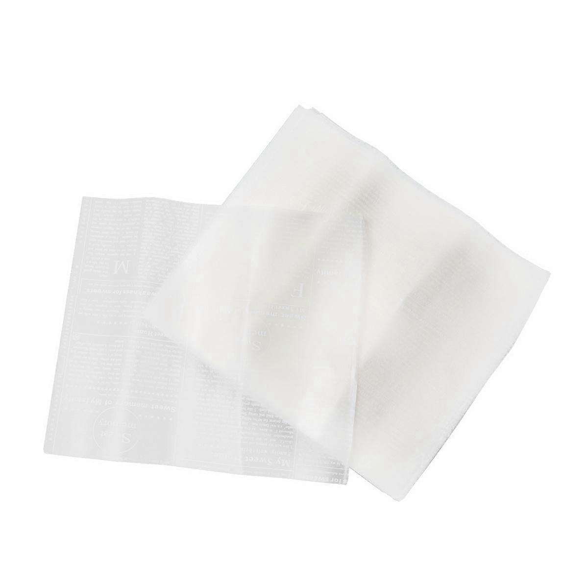 Food Wrapping Paper Durable Resizeable Nonstick Baking Paper for Home Bakers Caterers in Baking and Pastry Making 50Pack