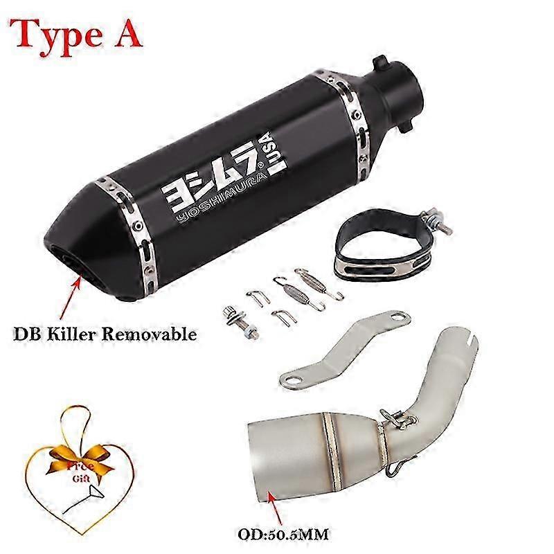 Suitable Sistema de Escape para motocicleta, silenciador con tubo de enlace medio, DB Killer, para Benelli, TNT125, TNT135, aos 2017 a 2022
