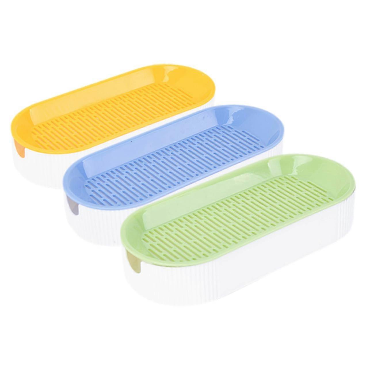 3 Pieces Creative Cat Grass Plant Box Part Hydroponic Plant Box for Cats Practical Plant Bowl for Catnip and Cat Grass Easy Care and Ref: 7689