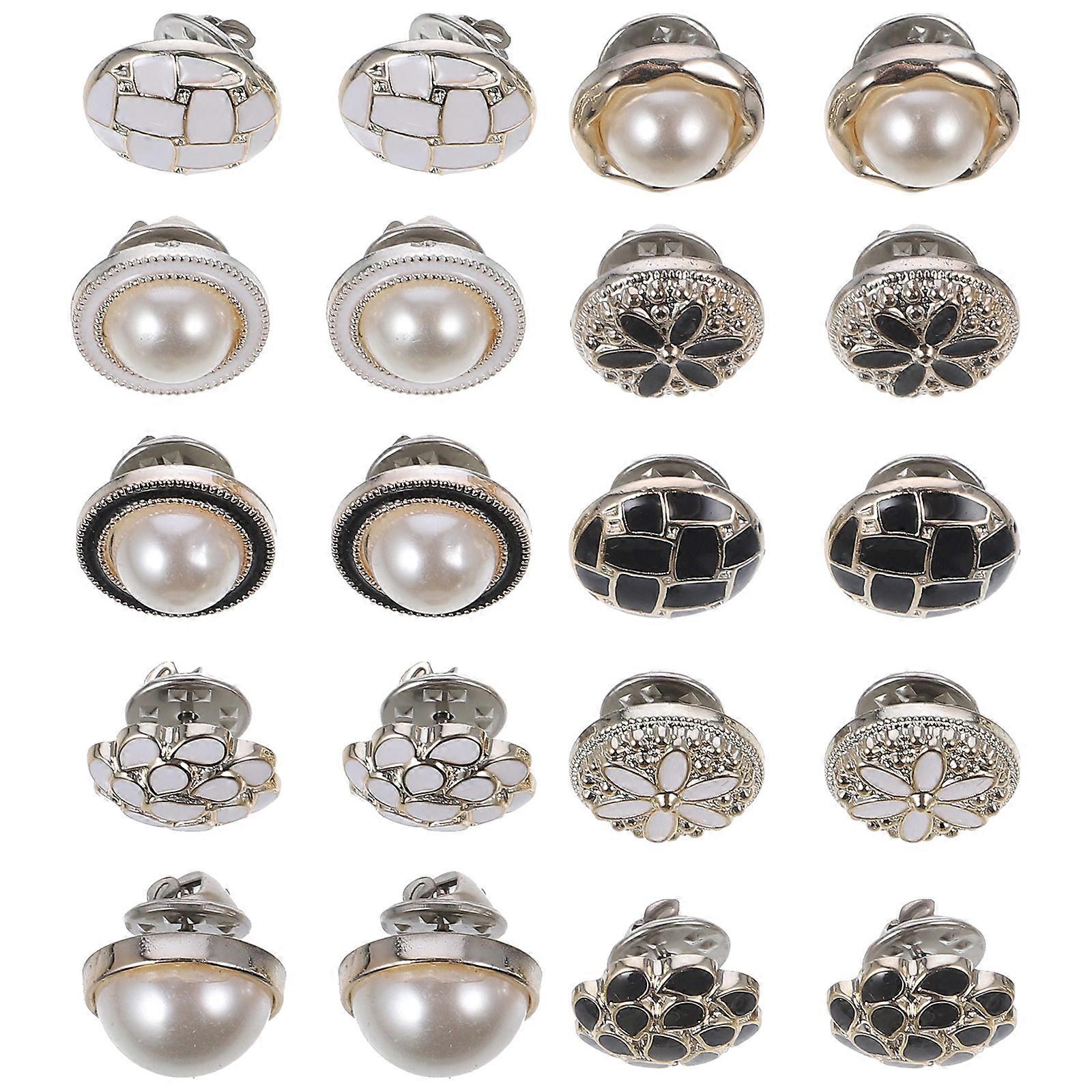20pcs Stylish Coat Buttons DIY Replacement Buttons for Clothing Elegant Lightweight Design for Clothes, Bags, Hats & Craft Projects