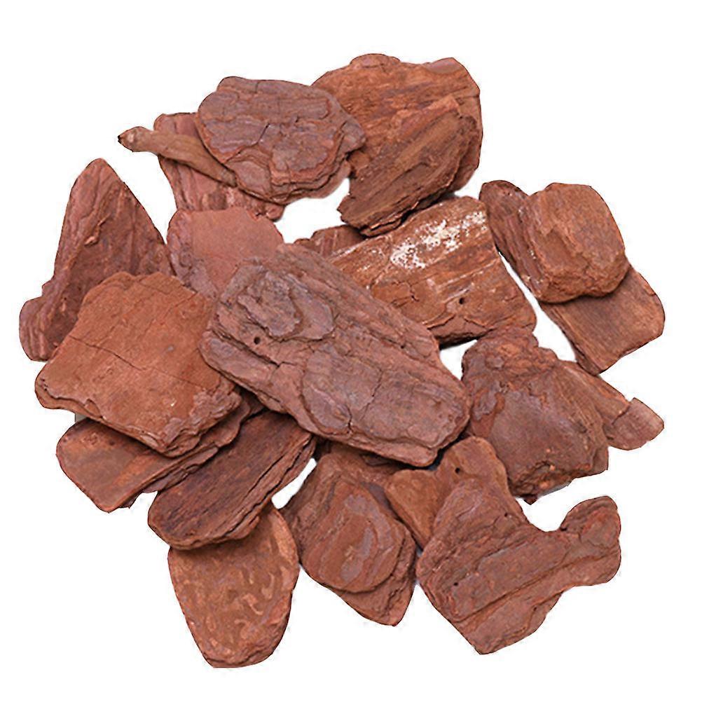 Reptile Tank Accessory Pine Bark Tank Landscaping Material Safe for Reptiles Use 500g Pack