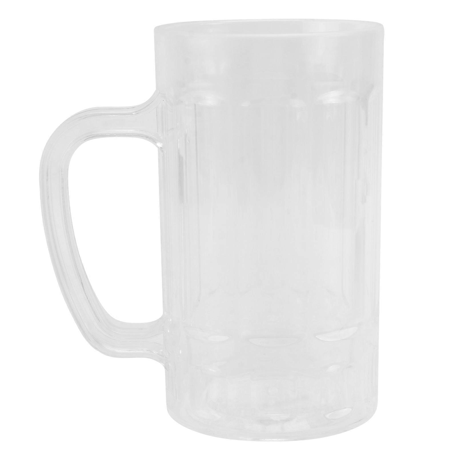 Drinking Mugs with Handles for Birthday Banquet Gathering Modern Beer 520ml 1Pack