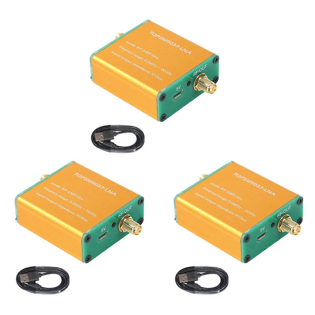 Low Noise Amplifier 100K-6GHz 20DB LNA Preamplifier NO Battery