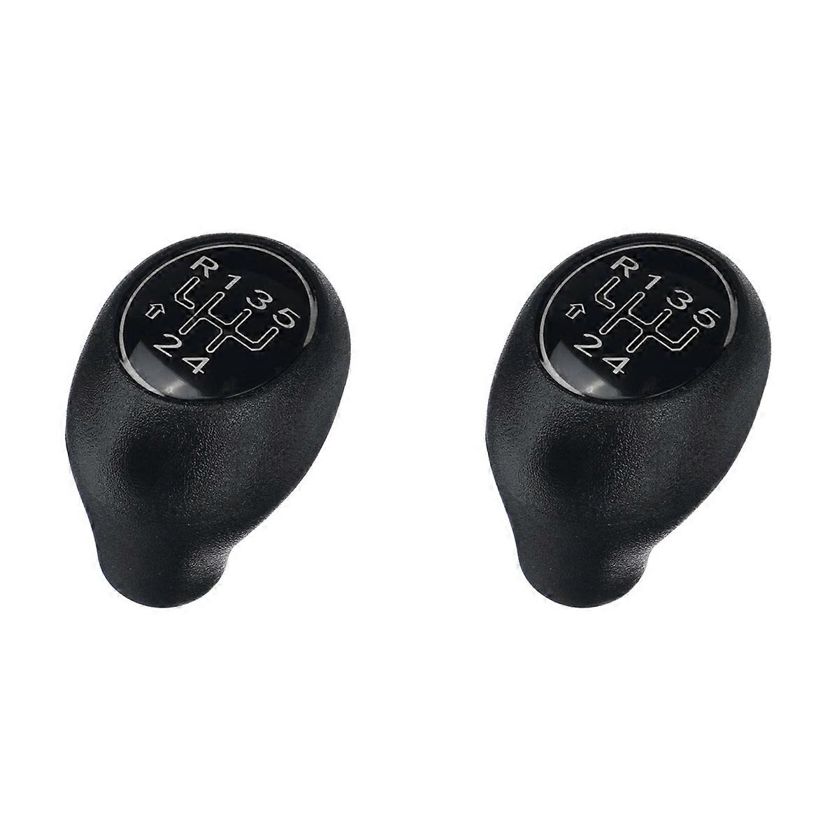 5 Speed Manual Car Gear Shift Knob Shifter Lever Stick Silver
