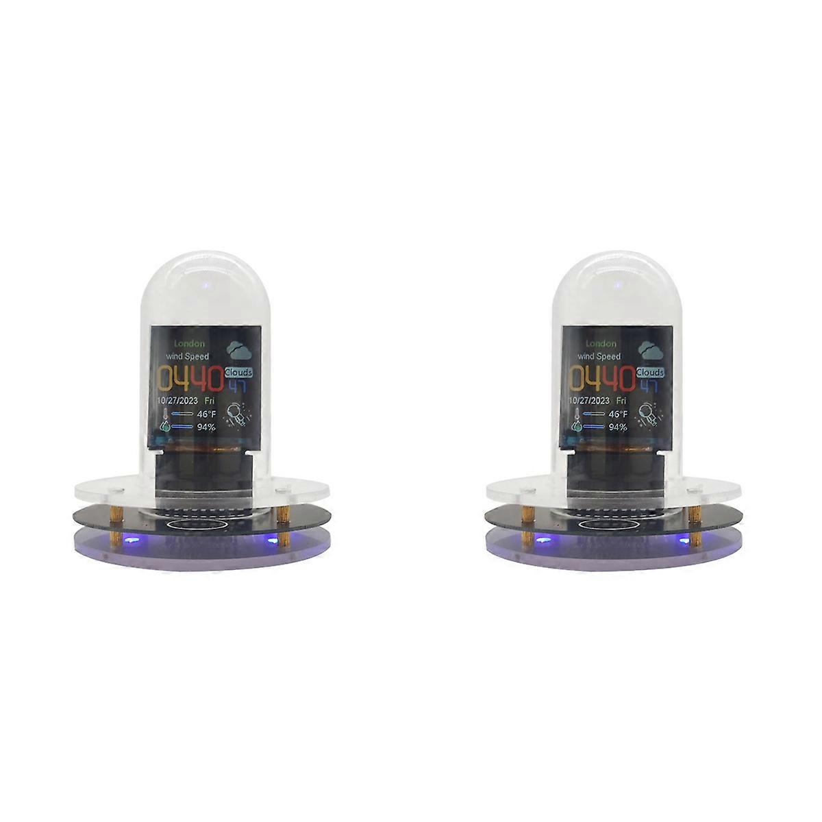 RGB Nixie Tube Clock Smart WIFI Networked LED Light-Emitting IPS