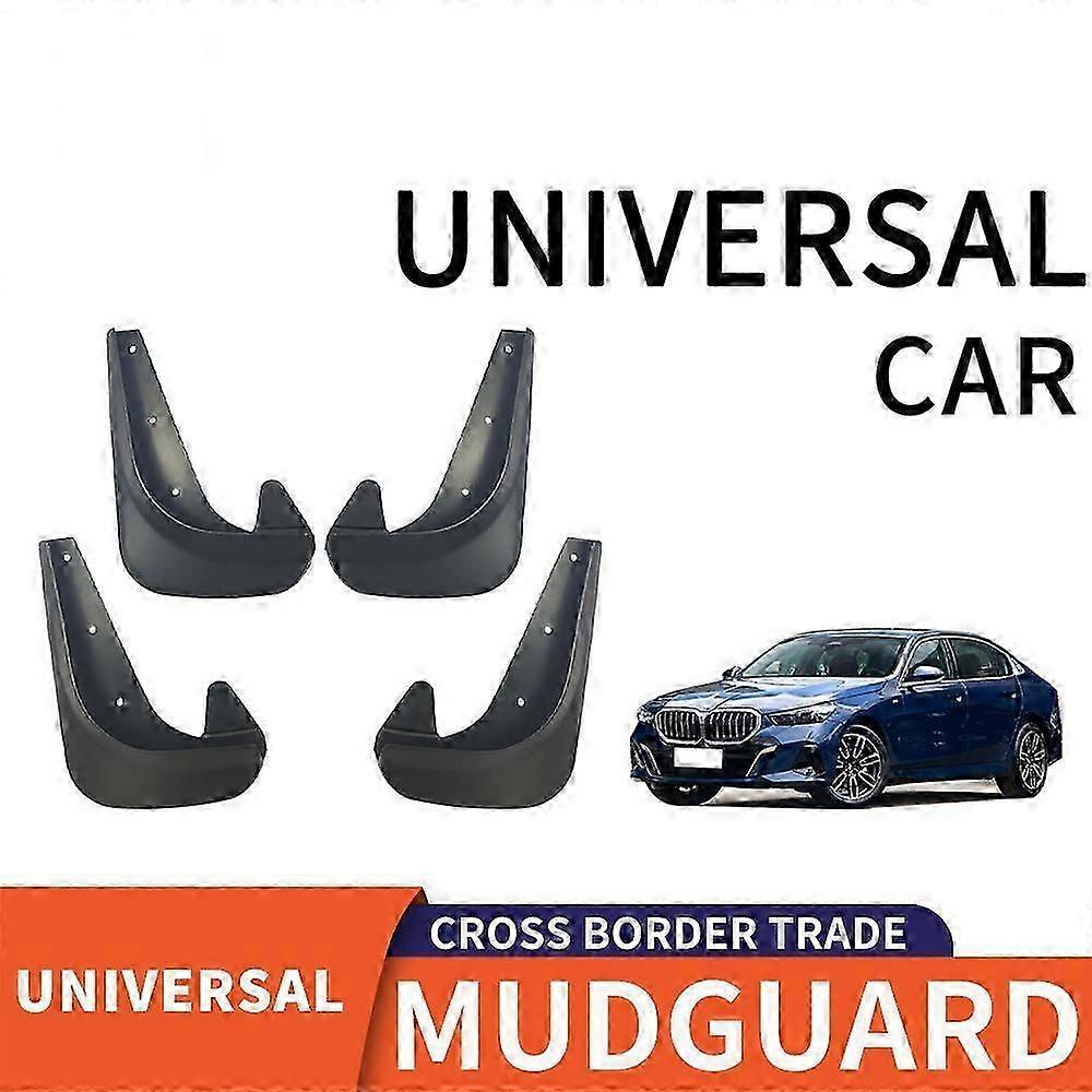 General-Purpose Models Suitable Fit For Most Cars Four-Piece Car Tires Pp Soft Rubber Material Fender Leather