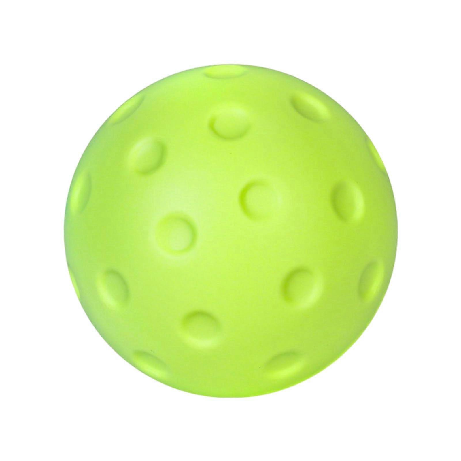 PU Foam Pickleball Balls Soft Noise Reduction Training Balls for Indoor Outdoor Use - Durable Lightweight Design