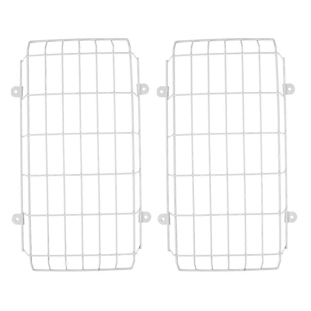 Exit Sign Cover Emergency Light Wire Guard Wall Mounted Easy Installation Safety Cover for Public Spaces Schools Cinemas Shopping Malls 2PCS Set