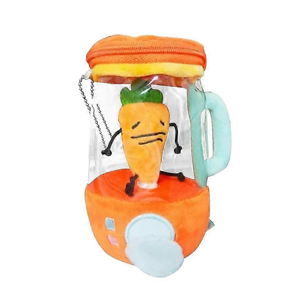 Fun Drawstring Rotating Plush Toy, 6 Inches Carrot Blender Plush