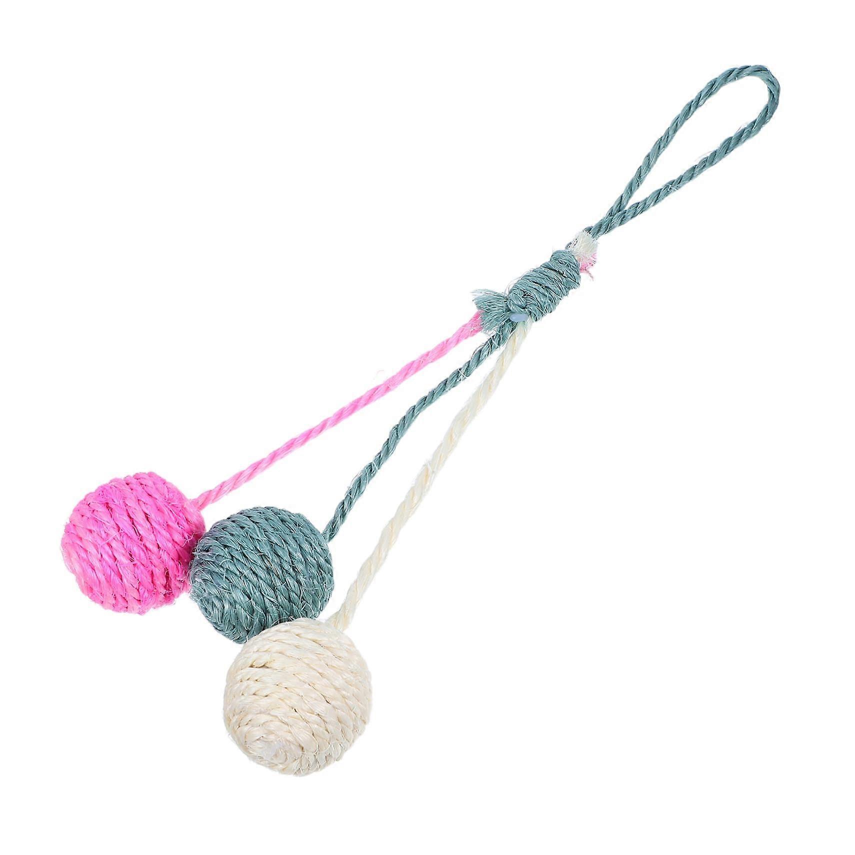 Sisal Cat Ball Toy for Interactive Play - Durable Scratch Ball for Cats, Natural Sisal Material, Stimulating Design