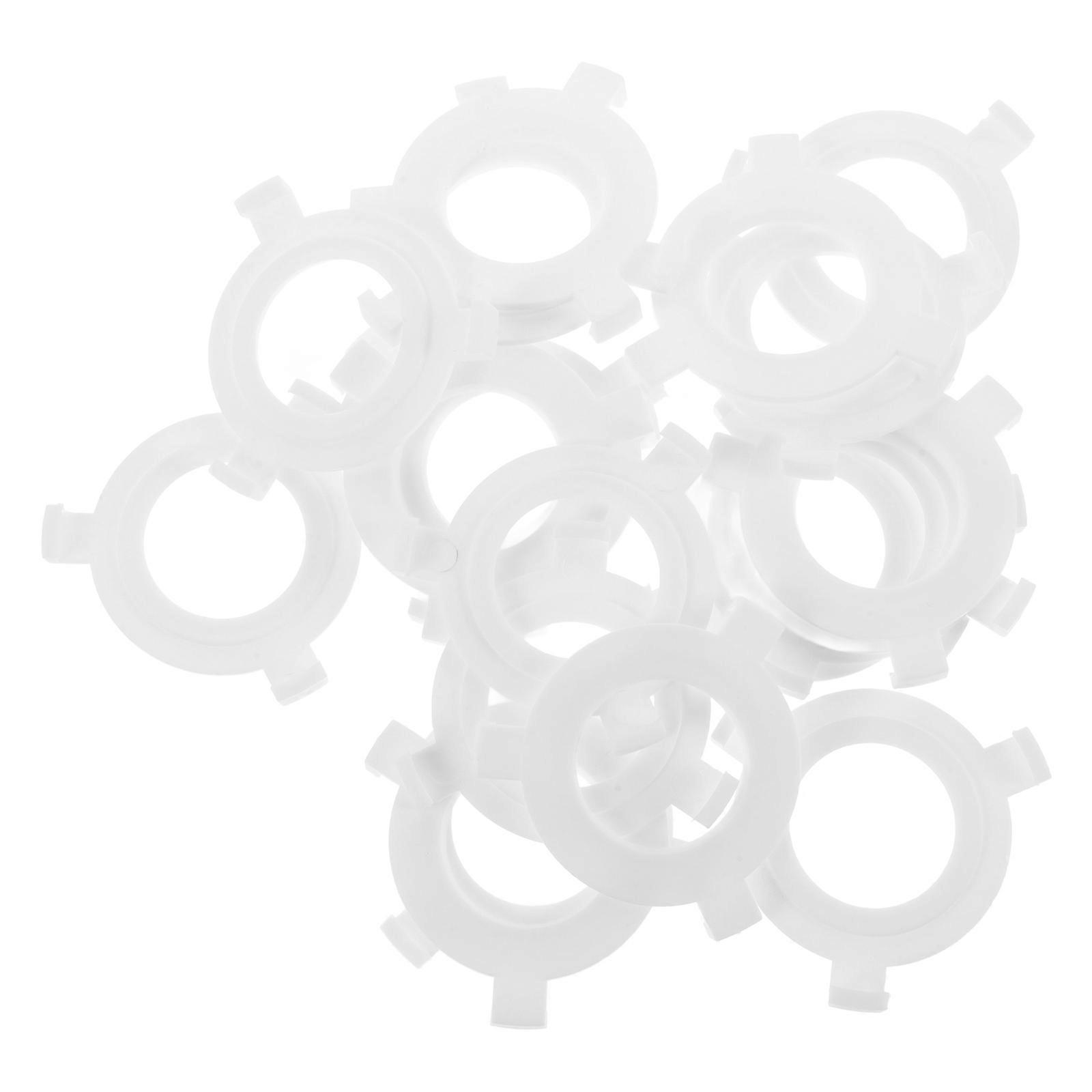 Lampshade Converter Light Adapter E27 To E26 For Desk Lamp Shades White Plastic Socket Conversion 20Pcs