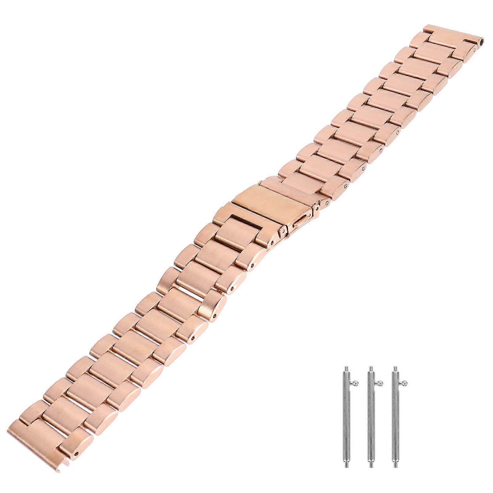 Stylish Stainless Steel Watch Band Golden for Casual and Formal UseCompatible with Galaxy