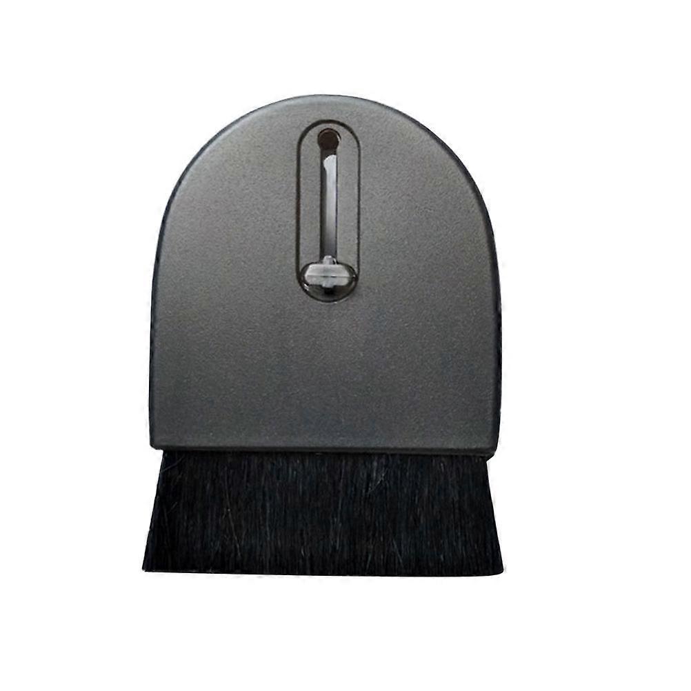 Black Plastic Record Cleaner Brush for Cleaning Anti-static Durable with Safe Bristles 1 Piece
