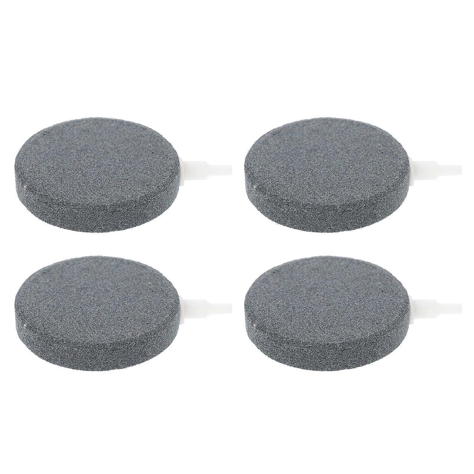 Air Stone Disc Bubble Diffuser For Fish Tank Supplies 6X6X2CM Black