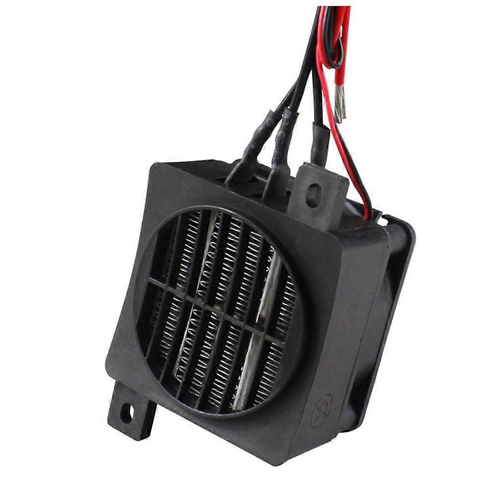 Constant Temperature Air Heater 24V 200W PTC Heater Element Ceramic Air Heater with Conductive Belt Fan